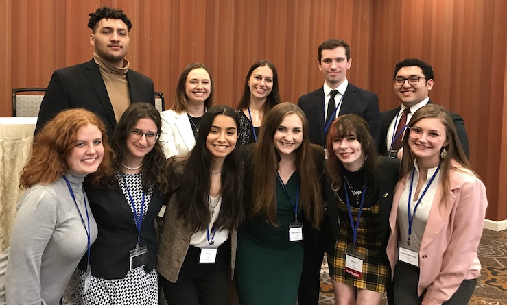 Laura with Model UN group