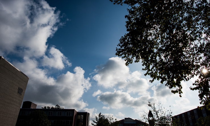 campus and clouds