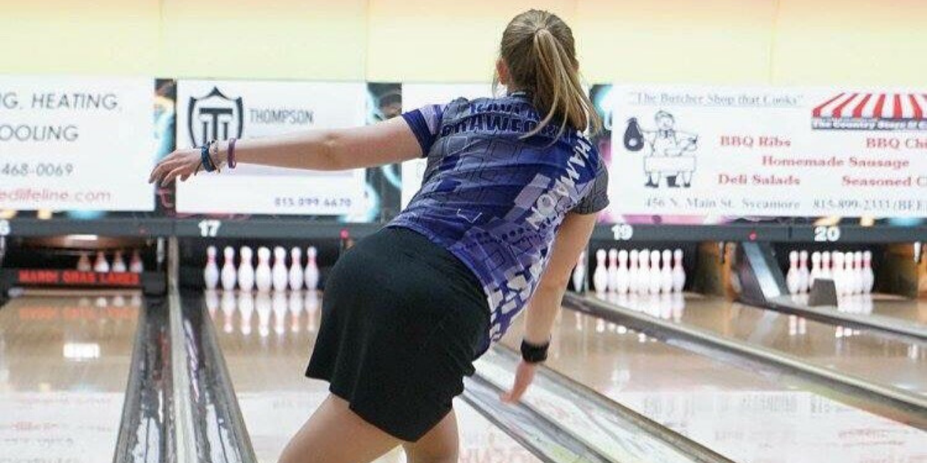 Photo of Kayla bowling
